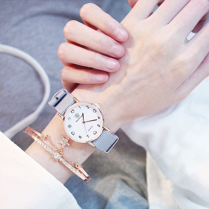(Newest) Đồng hồ nữ dây vải dù Fashion Watch 3 màu sành điệu | BigBuy360 - bigbuy360.vn