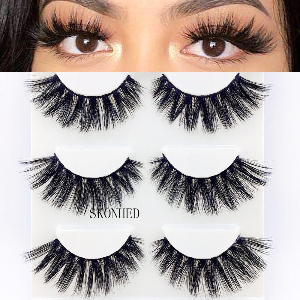 Set 3 Cặp Lông Mi Giả MIH SKONHED Thời Trang Dành Cho Nữ