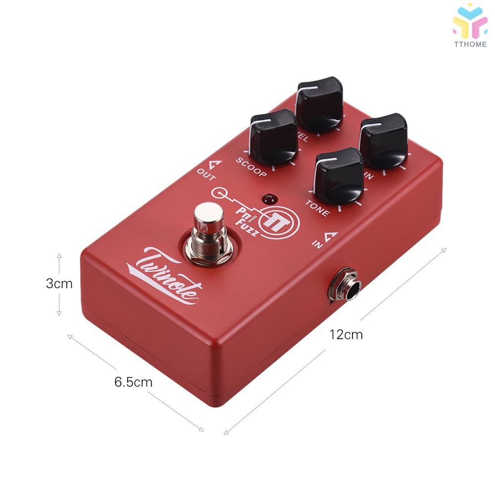 Chân đạp hiệu ứng cho phơ đàn guitar T&T Twinote Pπ FUZZ chuyên dụng