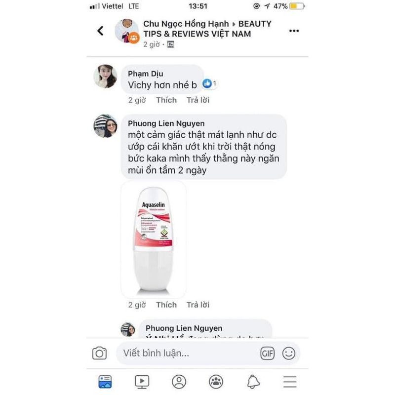 LĂN NÁCH NỮ (AQUASELIN CHÍNH HÃNG) CAM KẾT HIỆU QUẢ MẠNH | BigBuy360 - bigbuy360.vn