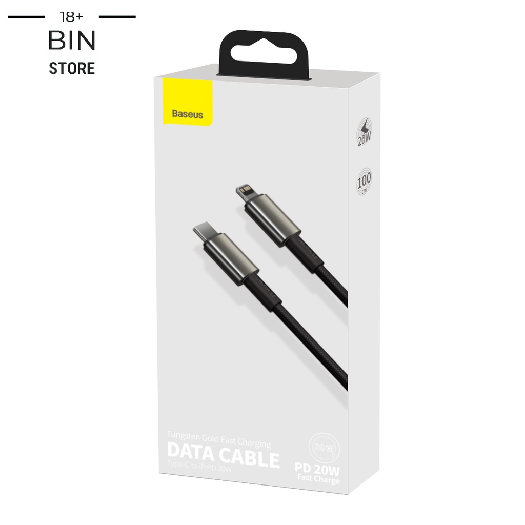 Cáp sạc Lightning siêu bền dùng iPhone/iPad Baseus Tungsten Gold Lightning - Hàng chính hãng Baseus