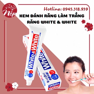 KEM ĐÁNH RĂNG LÀM TRẮNG RĂNG WHITE & WHITE