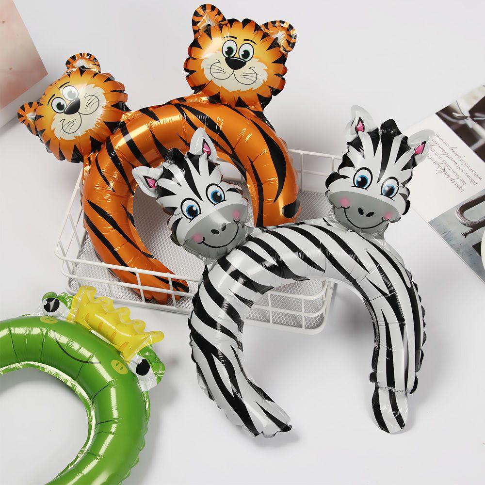 Set 1 / 10 Bong Bóng Foil Hình Động Vật Mini Trang Trí Tiệc Mới