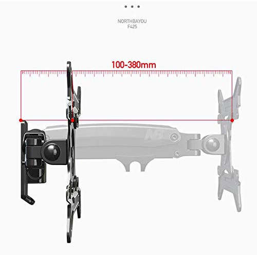 Giá treo NB-F425 gắn tường màn hình 24-35inch, Tải trọng lớn 12kg, Xoay linh hoạt North Bayou - Hàng chính hãng