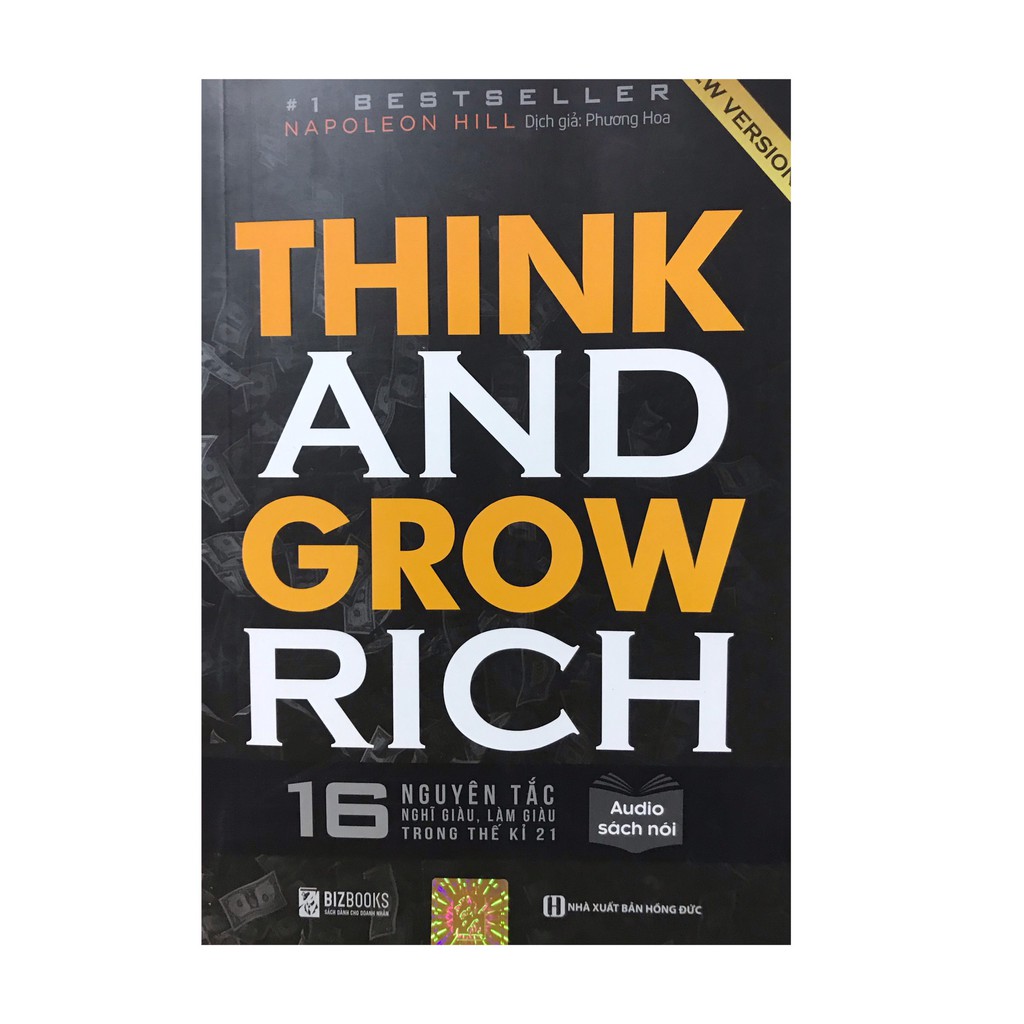 Sách - 16 Nguyên Tắc Nghĩ Giàu Làm Giàu ,Think And Grow Rich (Tái Bản)