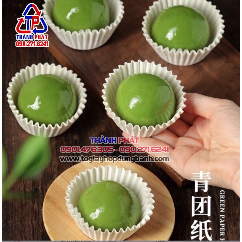350 Cup mềm 12cm lót bánh crep sầu riêng, bông lan trứng muối nhỏ, mochi
