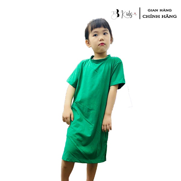 Váy Xuông, Xoắn Lưng Cá Tính BB kids Cho bé, Chất liệu Cotton