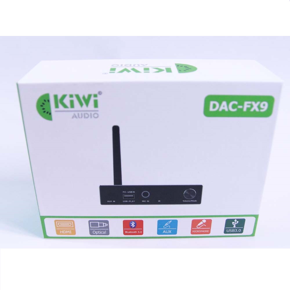 Bộ Chuyển Đổi Âm Thanh KIWI DAC-FX9 Tích Hợp Cổng Micro, Hỗ Trợ Hát Karaoke Cho Tất Cả Các Loại Loa