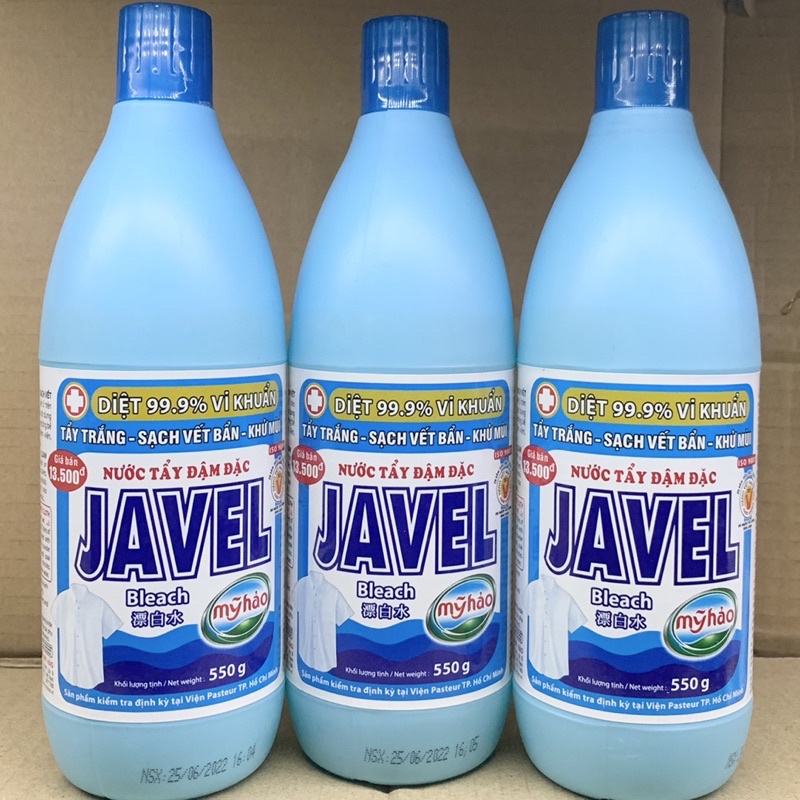 Nước tẩy quần áo Javel 550g