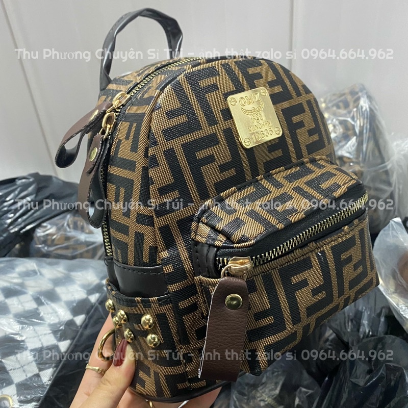 Balo nữ nhỏ mini F.F in chữ, chất vải đẹp đi chơi phong cách hàn quốc (ảnh thật shop chụp - Sỉ inbox)