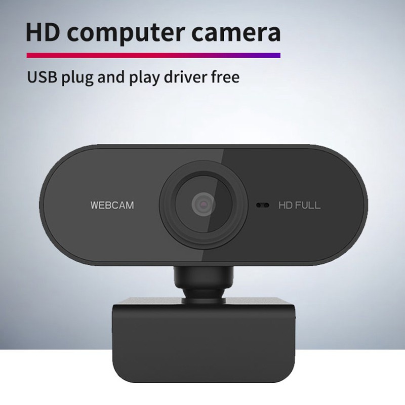 PC01 USB Full HD 1080P Video Camera Auto Focusing Webcam Meeting Video with Microphone Mini Computer Camera