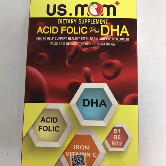 VIÊN SẮT CHO BÀ BẦU US MOM - HÀNG MỸ