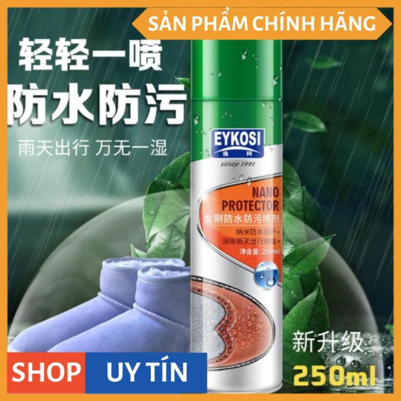 Chai xịt giày chống thấm nước Nano Eykosi mẫu mới 2017