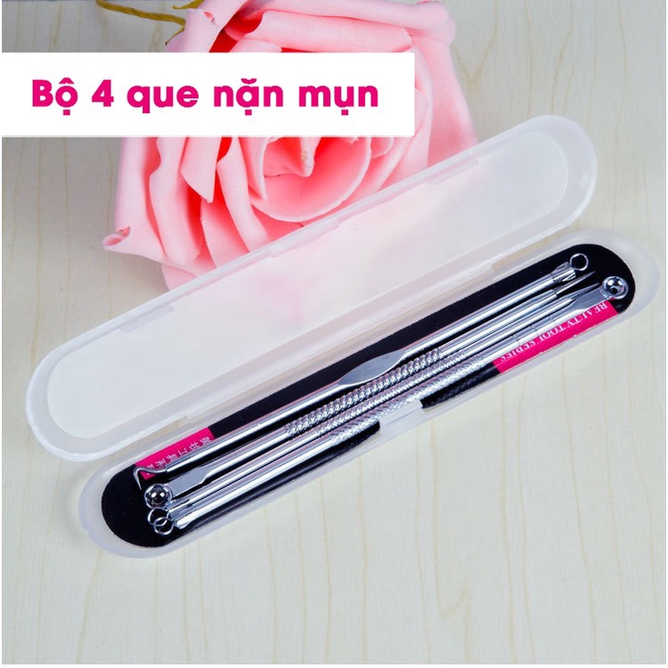 Bộ 4 Cây Nặn Mụn Tiện Lợi Chuyên Nghiệp