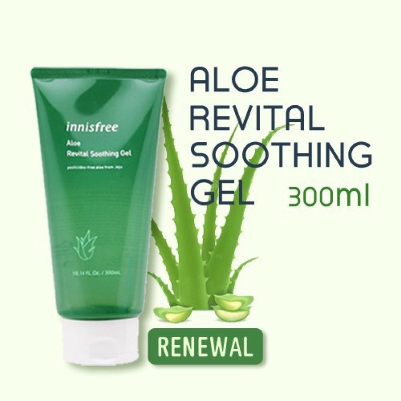 Gel dưỡng đa năng Innisfree Aloe Revital Soothing Gel 300ml #Cấp ẩm, dịu da, chữa cháy nắng