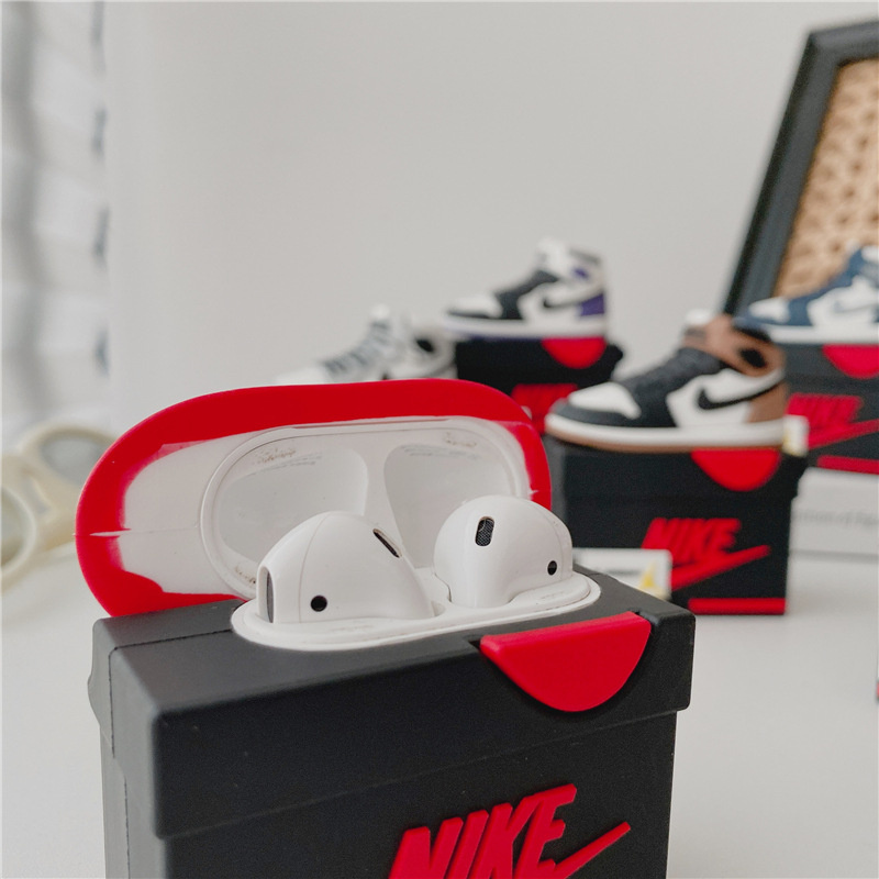 Vỏ ốp case airpod airpods giày Nike Air Jordan bảo vệ tai nghe 1/2/Pro KinoShop