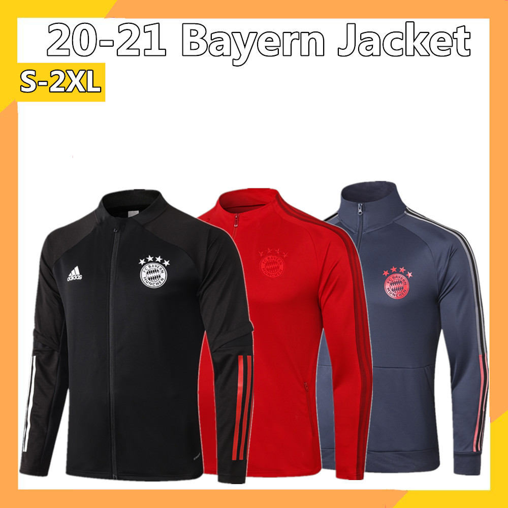 Áo khoác huấn luyện thể thao bóng đá Bayern Jersey 20-21 cho nam