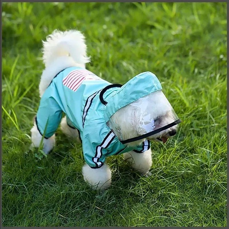 cho chó cưng Áo mưa thương hiệu hợp thời trang quần bốn chân vừa và nhỏ tấn công Teddy Pomeranian Corgi chống bụi th