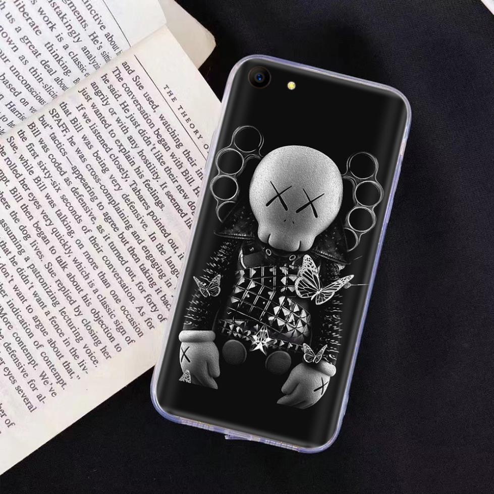 Ốp dẻo trong in hình KAWS cho OPPO RENO 10X ZOOM