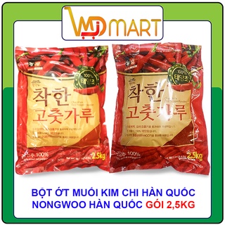Bột ớt muối kim chi Noongwoo Chackhan Hàn quốc gói 2,5kg