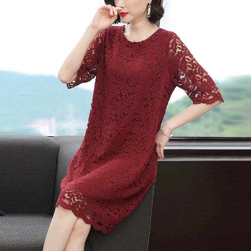 Váy đầm trung niên ren cao cấp