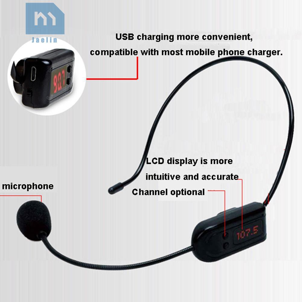 Tai nghe micro không dây FM Megaphone Radio Mic cho loa