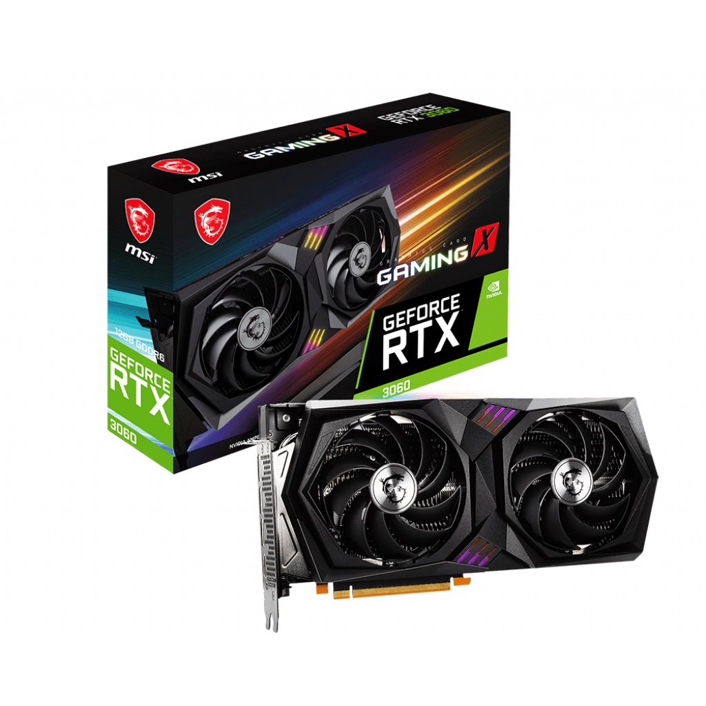 Card màn hình MSI GeForce RTX 3060 GAMING X 12G - Hàng Chính Hãng