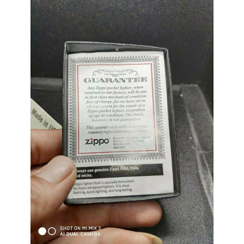 Hộp giấy Zippo chính hãng