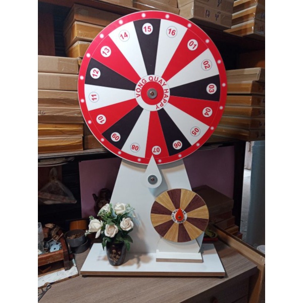 VÒNG QUAY MAY MẮN 16 ô - SIZE 60cm cao 100cm