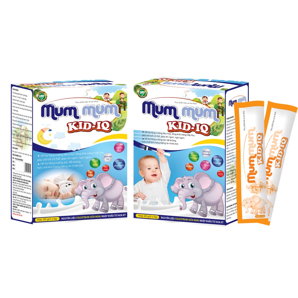 Cốm Mum Mum Kid-IQ giúp bé ăn ngon, ngủ ngon