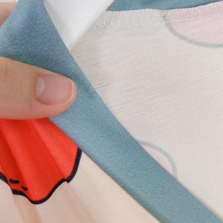 Bộ Pijama Nữ Dây Eo Cộc Tay Icon, Set Ngủ Mặc Nhà Ngắn Tay Nhiều Màu SIÊU HOT | BigBuy360 - bigbuy360.vn