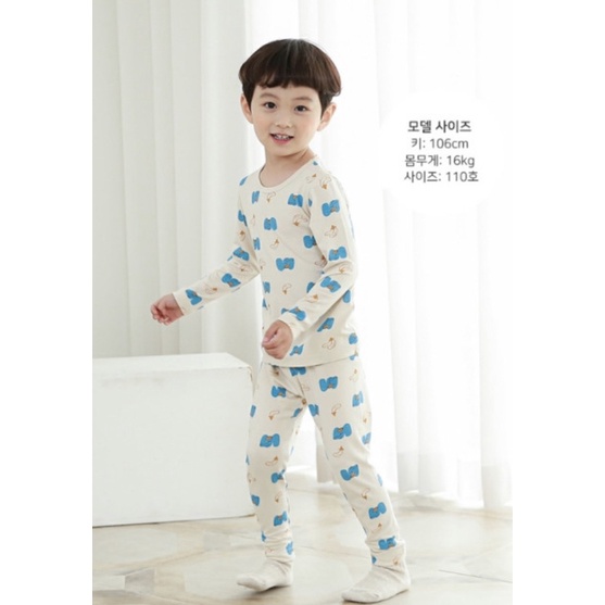 Bộ thun lạnh modal siêu mềm mịn mát chú voi  Cogibu xuất hàn