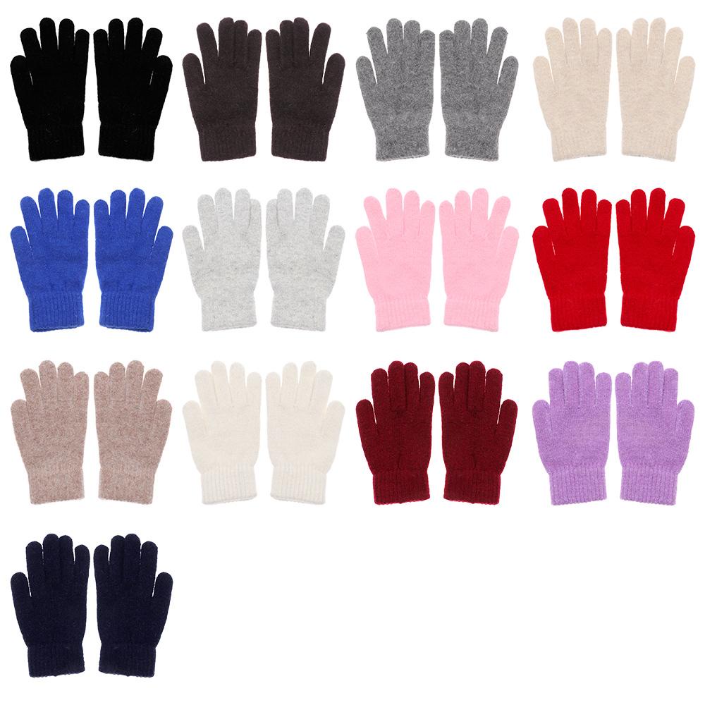 Găng Tay Len Cashmere Co Giãn Tốt Thời Trang Mùa Đông Cho Nam Và Nữ