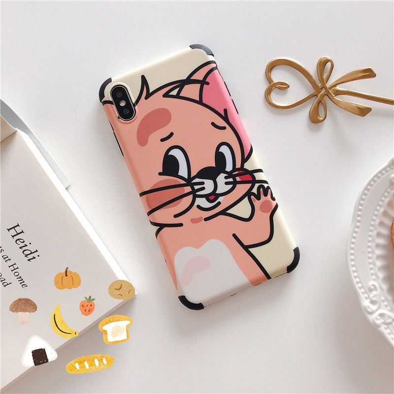Ốp lưng iphone Tom Jerry IMD 5/5s/6/6plus/6s/6splus/7/7plus/8/8plus/x/xr/xs/11/12/pro/max/plus/promax - Awifi Case B4-3 | BigBuy360 - bigbuy360.vn