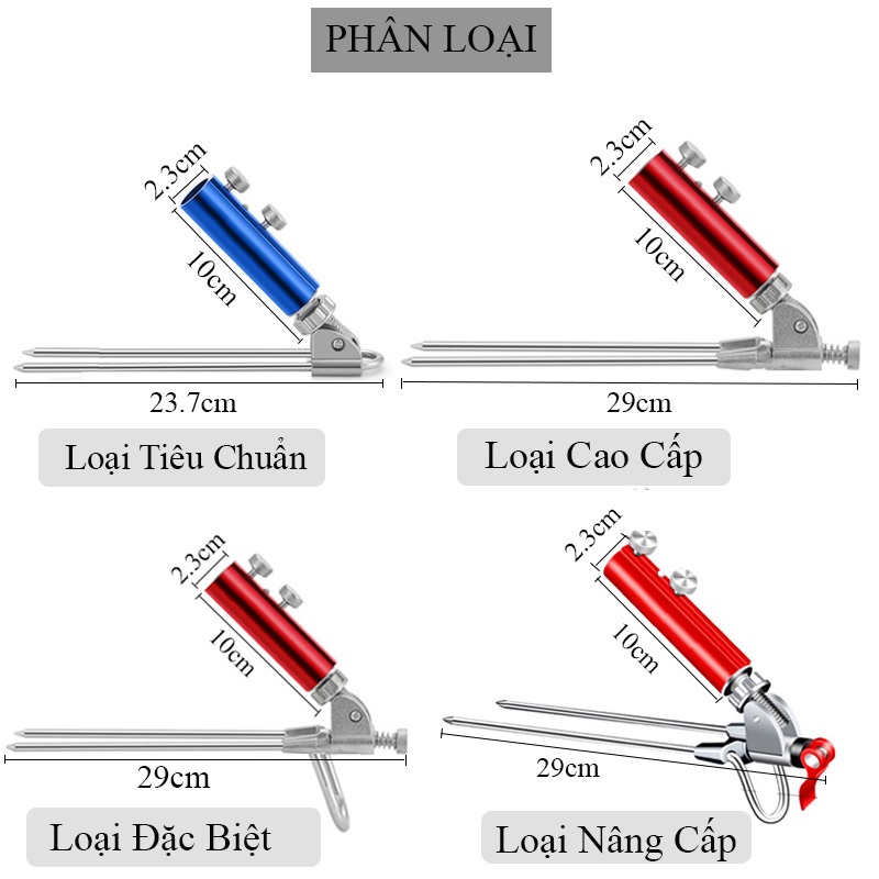 Chân Cắm Đất Gác Cần Câu Đài Chống Cần Câu Đài, dùng để cắm đất hoặc cắm ghế câu cá LK-5