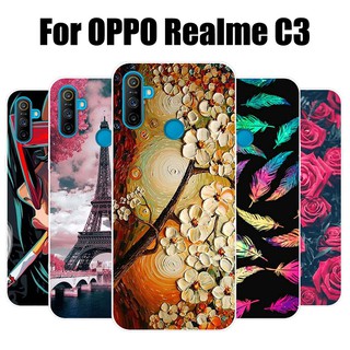 Ốp điện thoại TPU mềm họa tiết đẹp cho OPPO REALME C3