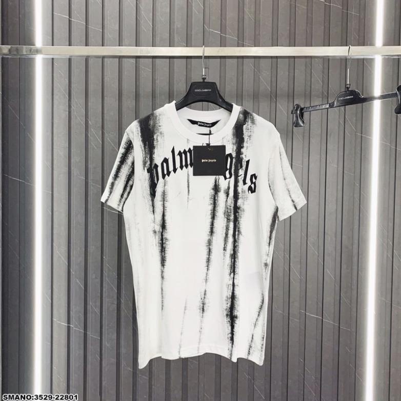 Áo Thun Nam PalmAngel Loang Chảy Siêu Đẹp - Áo Phông Nam PalmAngels Hoạ Tiết Nổi Bật