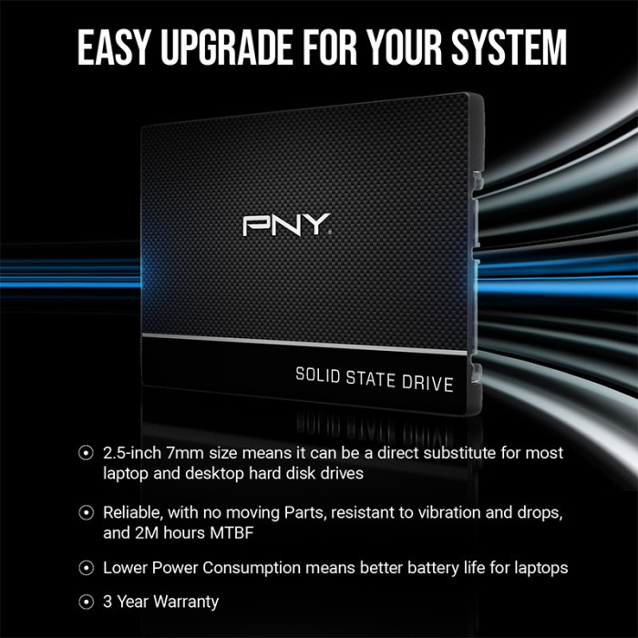 120Gb 2.5'' SATA III Ssd PNY CS900