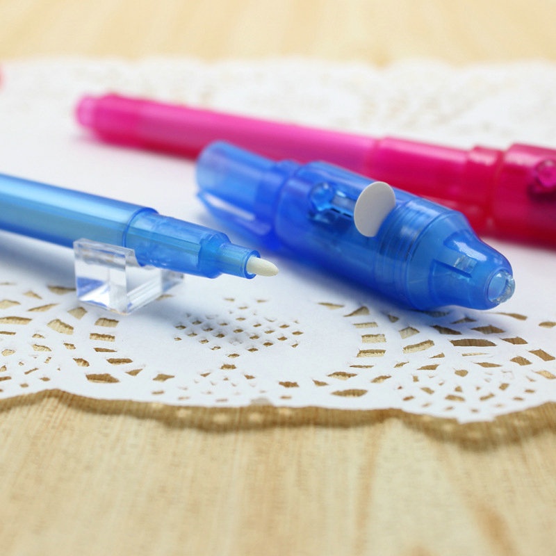 Bút Vô Hình Dạ Quang Chiếu Đèn UV
