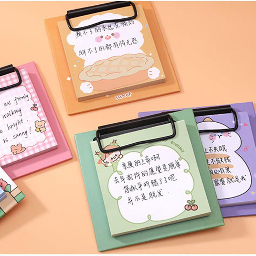 PEWANY Set 30 Tờ Giấy Ghi Chú Họa Tiết Dễ Thương
