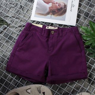 BIGSIZE - Short nữ kaki thun <85kg 2887