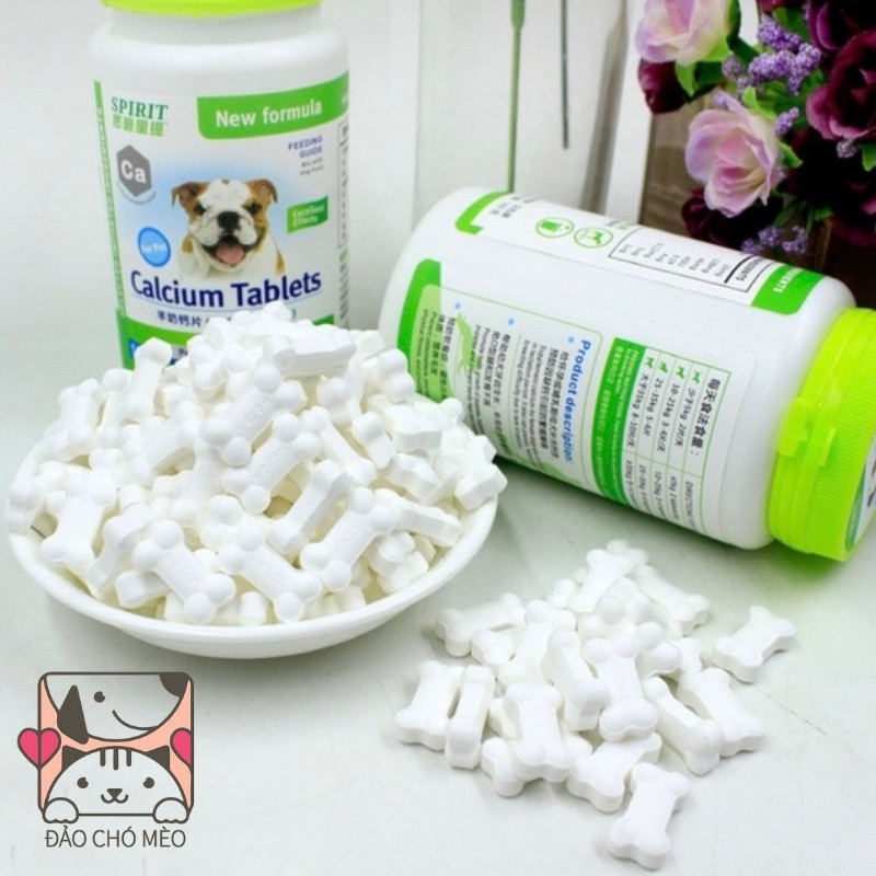 Viên Canxi Sữa SIPRIT cho mèo bổ sung dinh dưỡng Vitamin / khoáng - Đảo Chó Mèo
