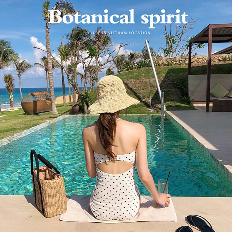 Đồ bơi nữ 👙 FREESHIP 👙 Bikini phối ren hoạ tiết chấm bi thiết kế quyến rũ cho phái nữ | BigBuy360 - bigbuy360.vn