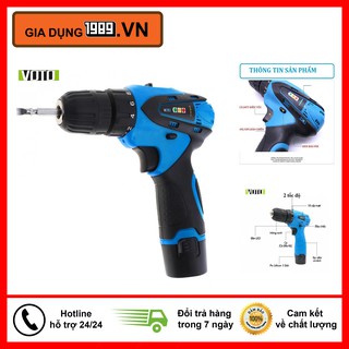 [ Hàng Chuẩn ] Máy Khoan VOTO 21V Khoan sắt, Gạch,Gỗ, Tôn, Bắn Vặn Vít Đa Năng - Xanh Nước Biển