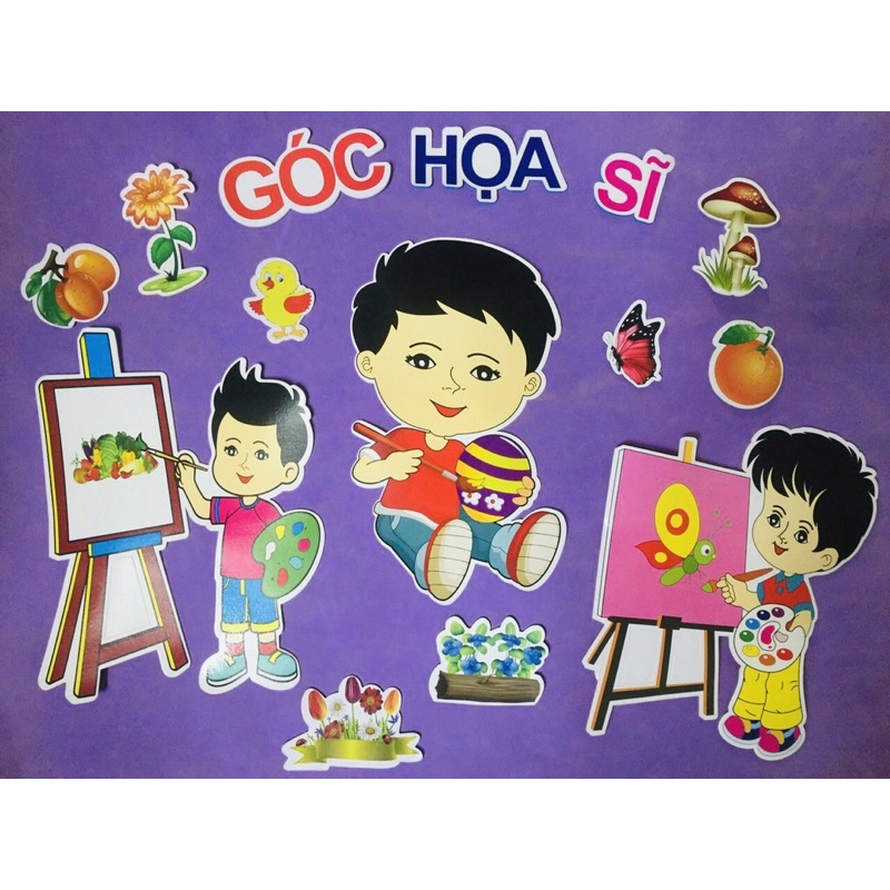 Tranh góc các chủ đề cho mầm non