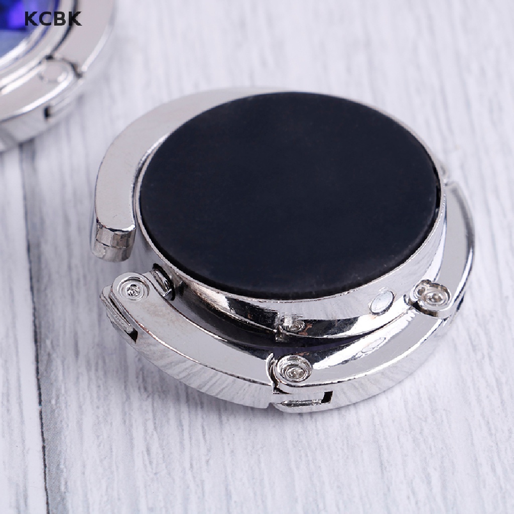 KC Portable Foldable Folding Crystal Alloy Purse Handbag Hook Hanger Bag Holder  BK
