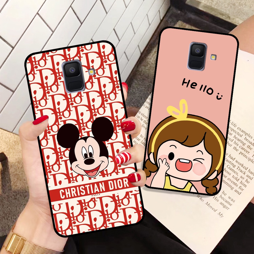 Ốp lưng Samsung A6 2018 / A6 Plus in hình mickey, hổ, kingtiger siêu rẻ T19 - T24