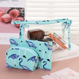 Set 3 túi đựng mỹ phẩm chống nước, túi đựng đồ du lịch cá nhân