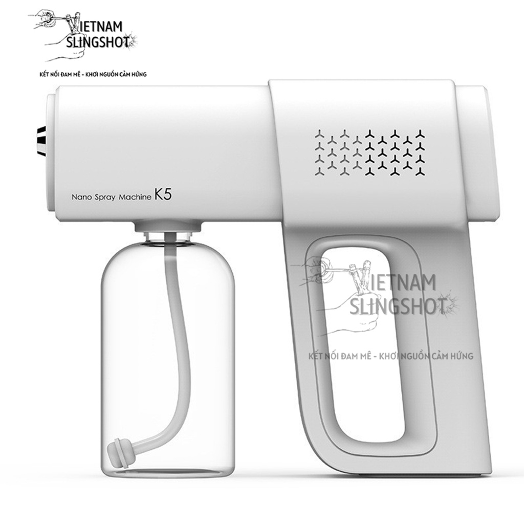 [ CẦN THIẾT ] Máy xịt khuẩn K5 PRO 8 tia, Máy khử khuẩn nano phun cồn diệt khuẩn, tiết kiệm an toàn