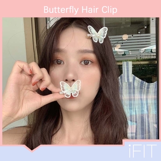 Kẹp tóc ifit ren hình bướm phong cách hàn quốc cho nữ